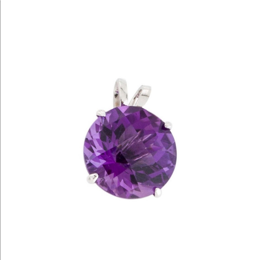 14k amethyst pendant